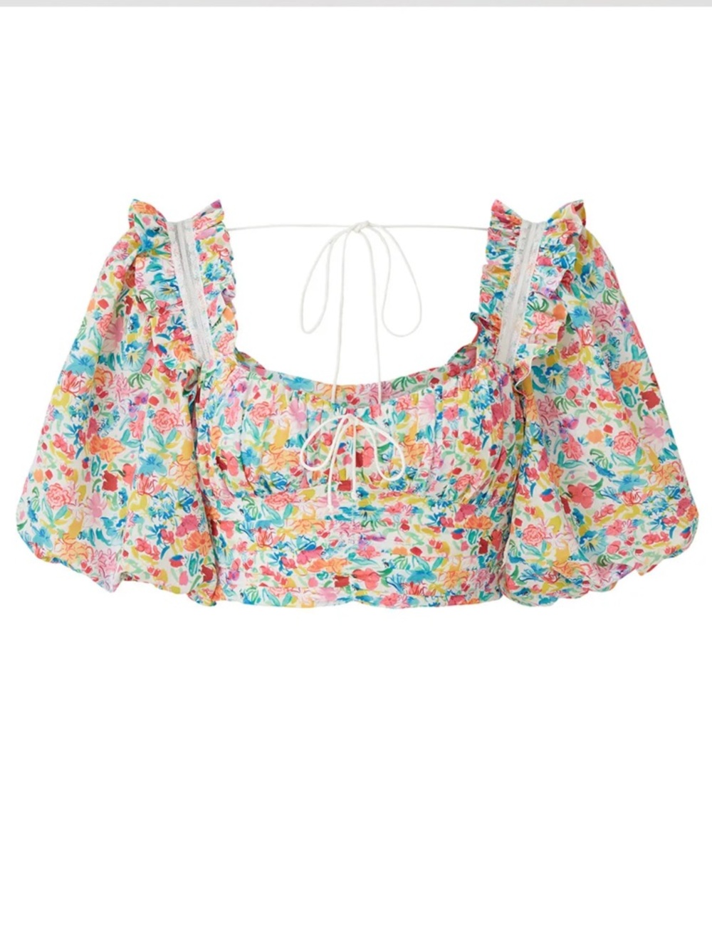 For Love and Lemons Claude Crop Top